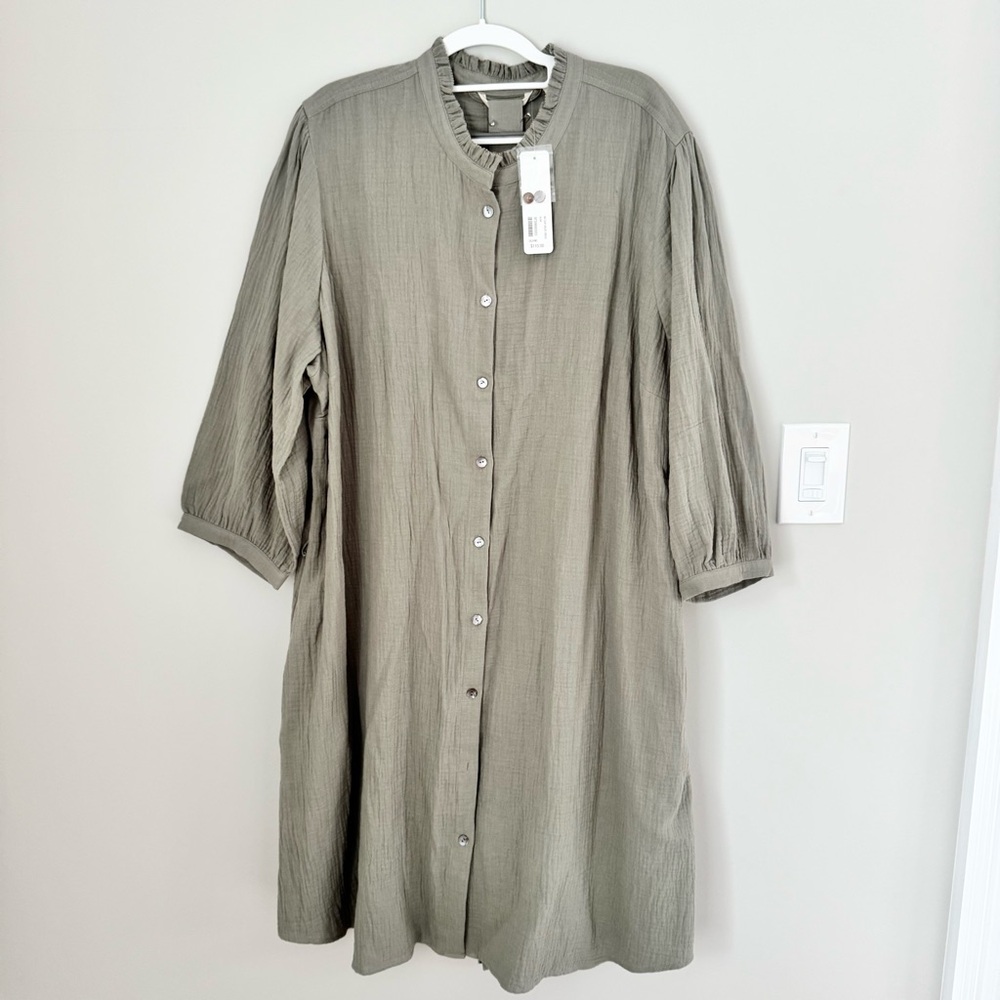 NWT Soft Surroundings Big Sur Gauze Dress Size 3X (24W) - Picture 4 of 15